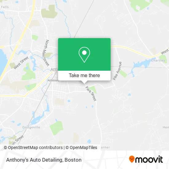 Anthony's Auto Detailing map