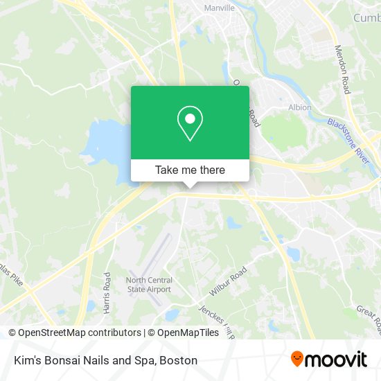 Kim's Bonsai Nails and Spa map