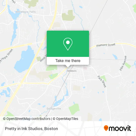 Pretty in Ink Studios map
