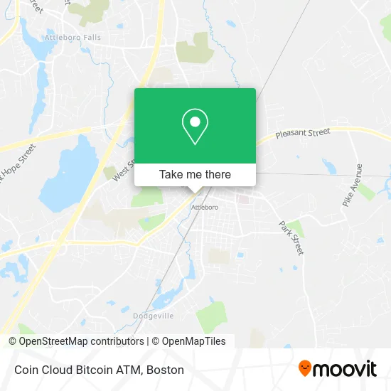 Coin Cloud Bitcoin ATM map