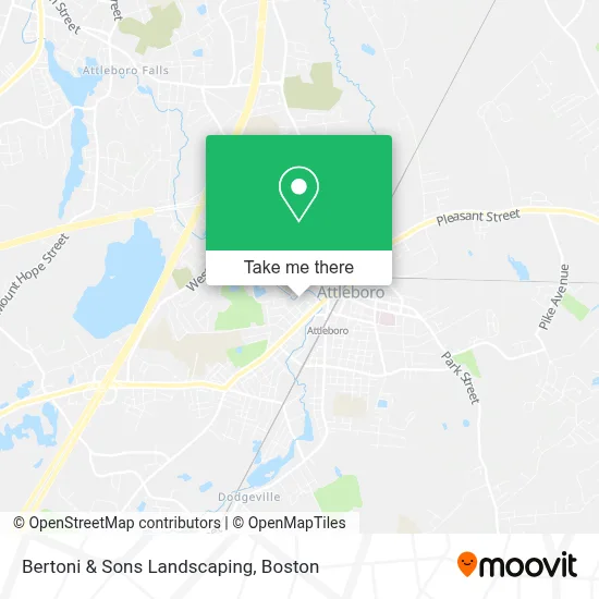 Bertoni & Sons Landscaping map