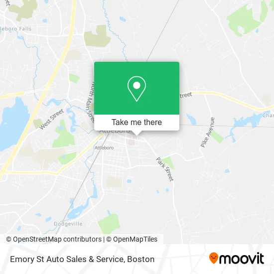 Emory St Auto Sales & Service map