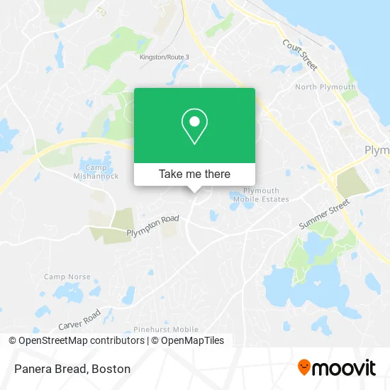 Panera Bread map