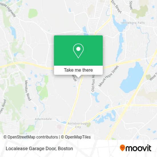 Localease Garage Door map