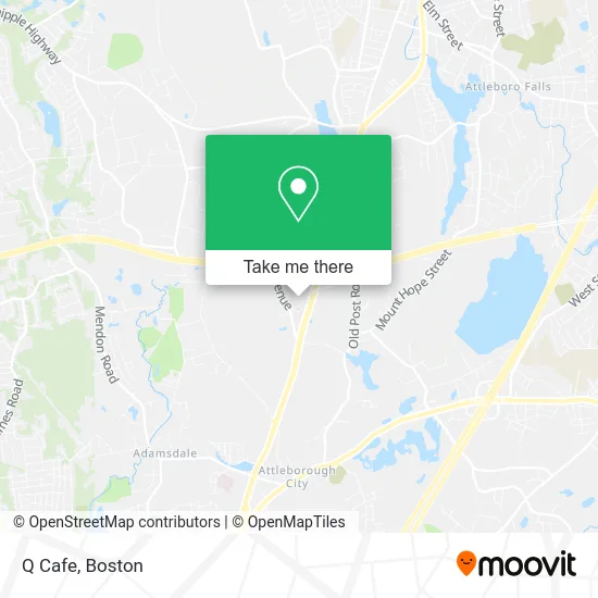 Q Cafe map