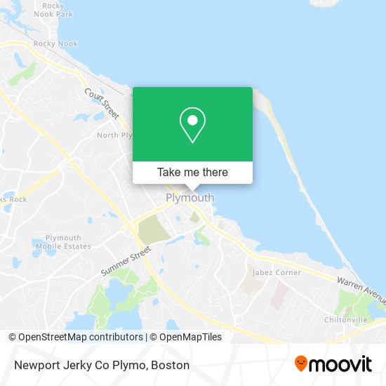 Mapa de Newport Jerky Co Plymo