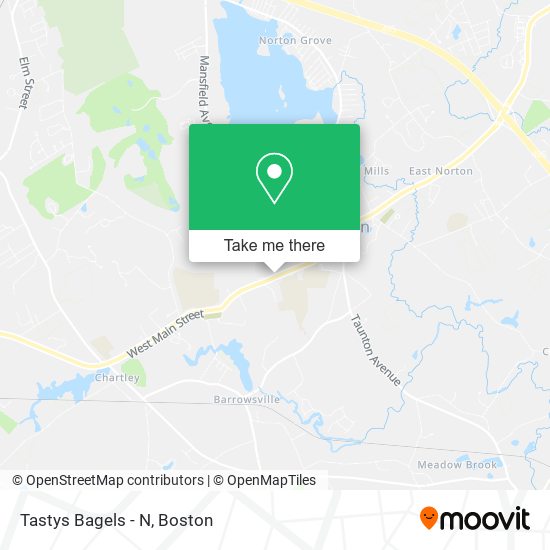 Tastys Bagels - N map