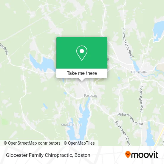 Glocester Family Chiropractic map