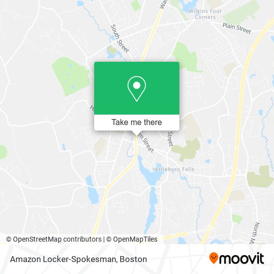 Amazon Locker-Spokesman map