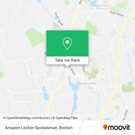Amazon Locker-Spokesman map