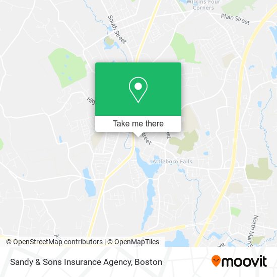 Sandy & Sons Insurance Agency map