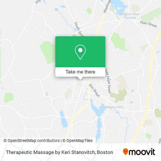 Mapa de Therapeutic Massage by Keri Stanovitch