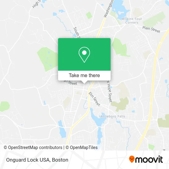 Onguard Lock USA map