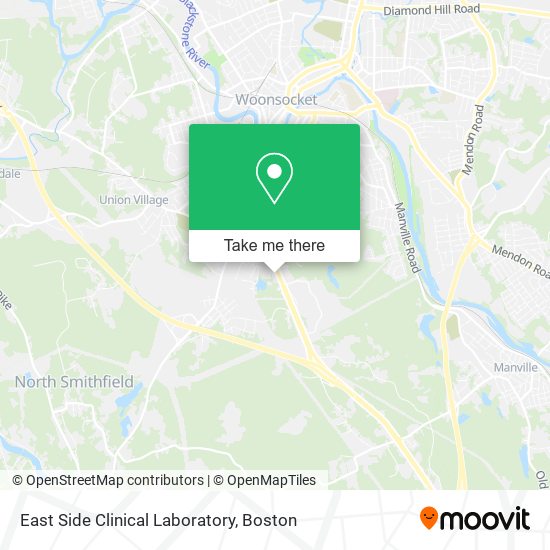 East Side Clinical Laboratory map