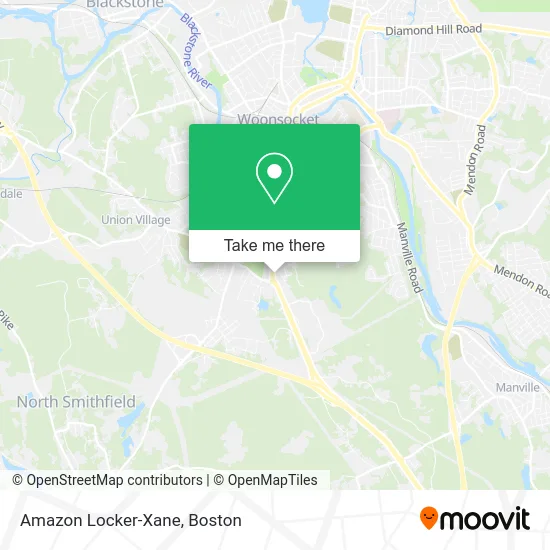 Amazon Locker-Xane map