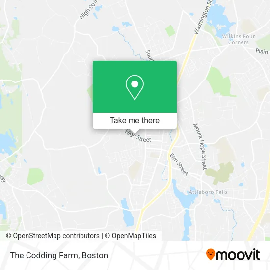 The Codding Farm map