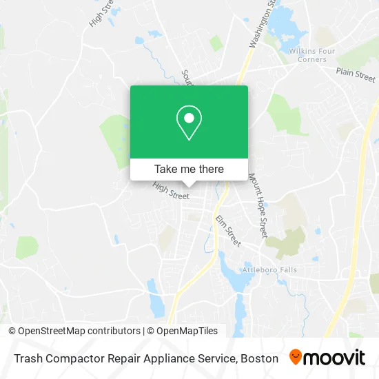 Trash Compactor Repair Appliance Service map