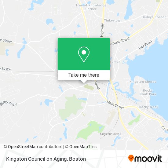 Mapa de Kingston Council on Aging
