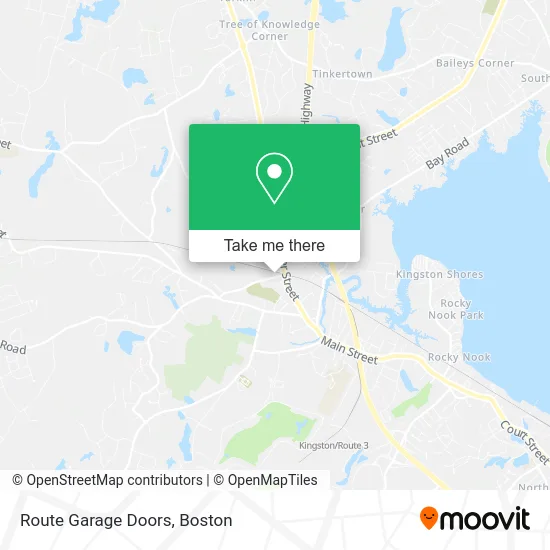 Route Garage Doors map