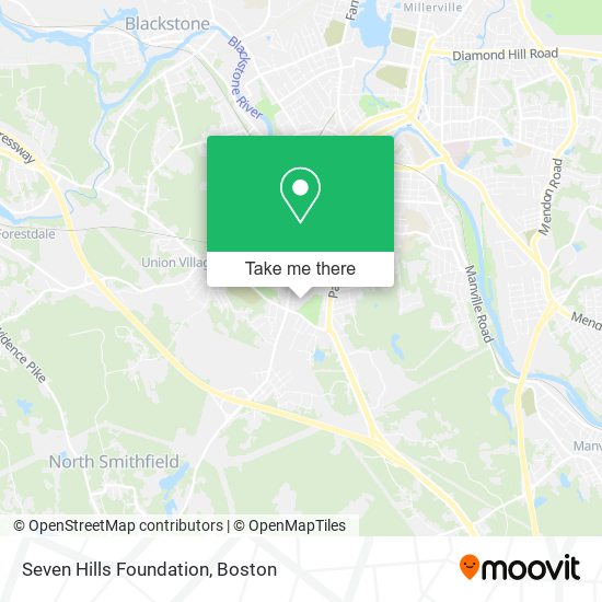 Mapa de Seven Hills Foundation