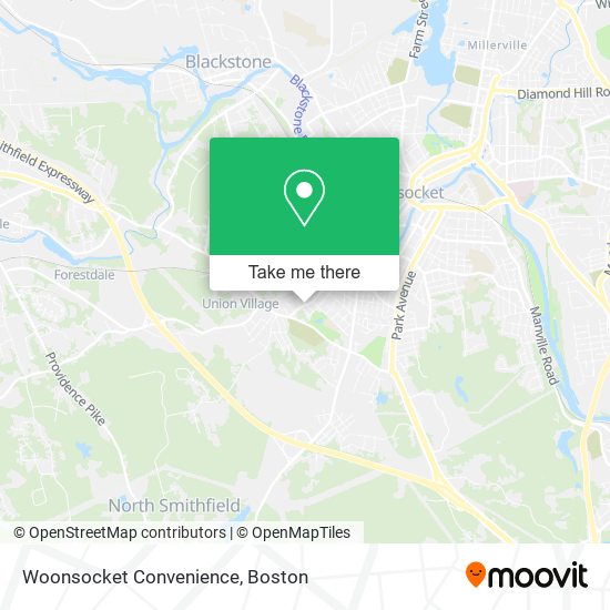 Woonsocket Convenience map