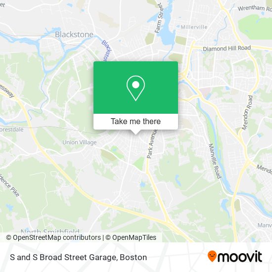 S and S Broad Street Garage map
