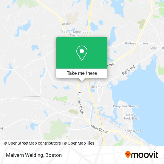 Malvern Welding map