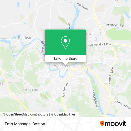Em's Massage map