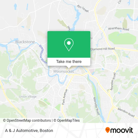 A & J Automotive map
