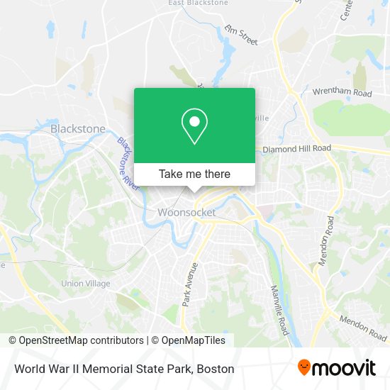 World War II Memorial State Park map