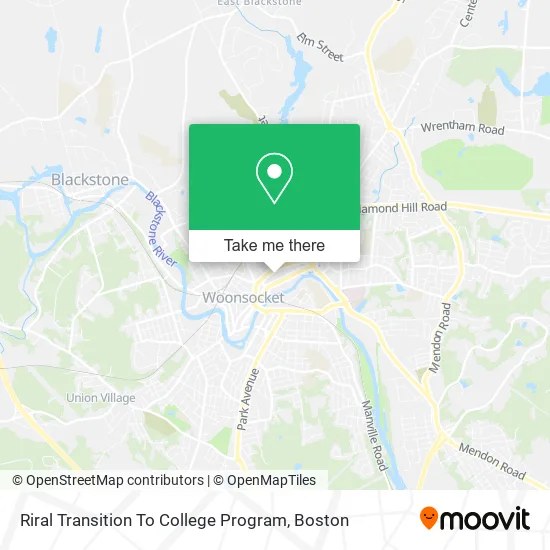 Riral Transition To College Program map