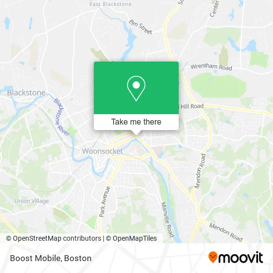 Boost Mobile map