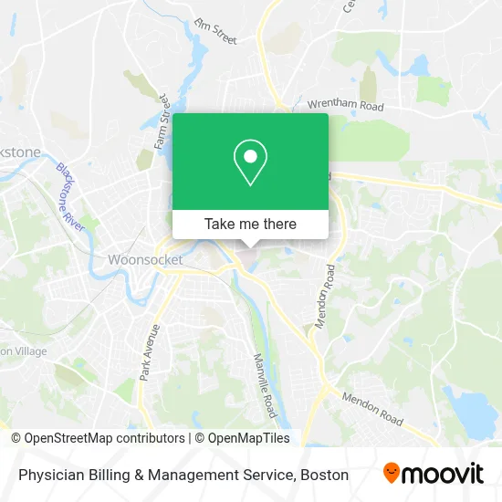Physician Billing & Management Service map