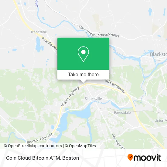Coin Cloud Bitcoin ATM map