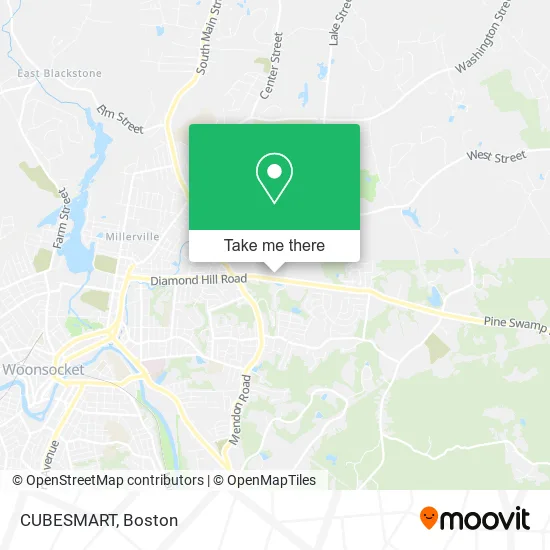 Mapa de CUBESMART