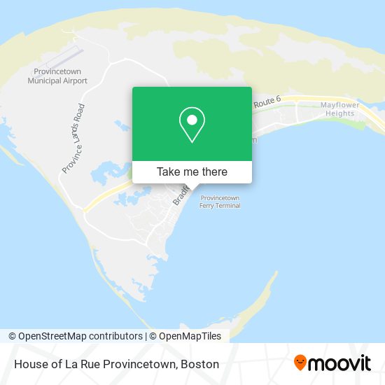 House of La Rue Provincetown map