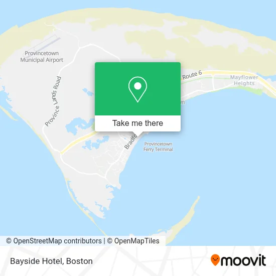 Bayside Hotel map