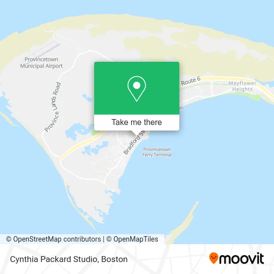 Cynthia Packard Studio map