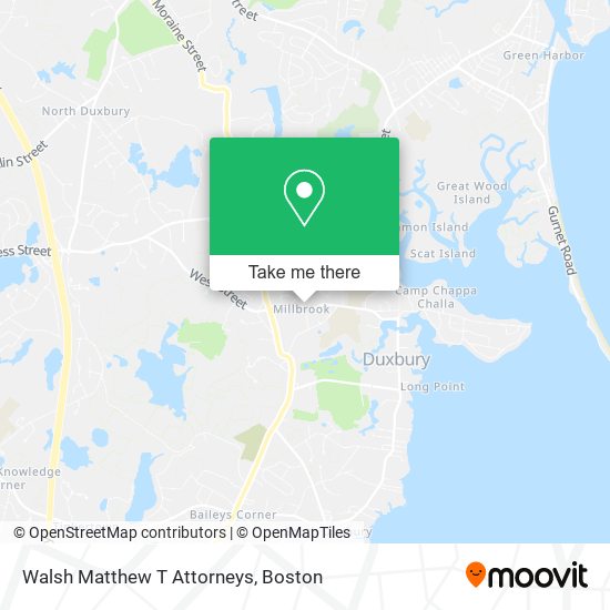 Walsh Matthew T Attorneys map