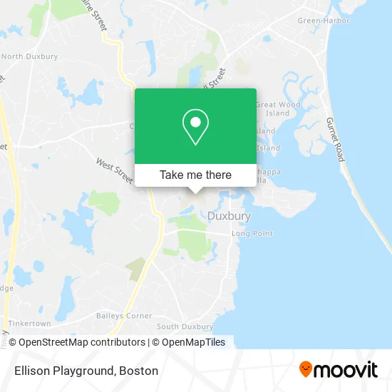 Ellison Playground map