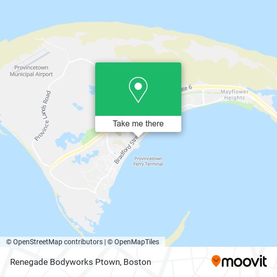 Renegade Bodyworks Ptown map