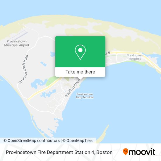 Provincetown Fire Department Station 4 map