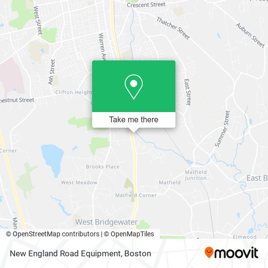 Mapa de New England Road Equipment