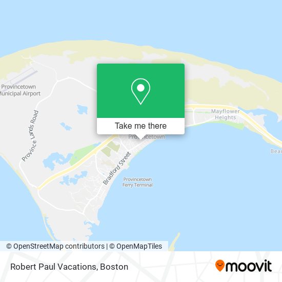 Robert Paul Vacations map