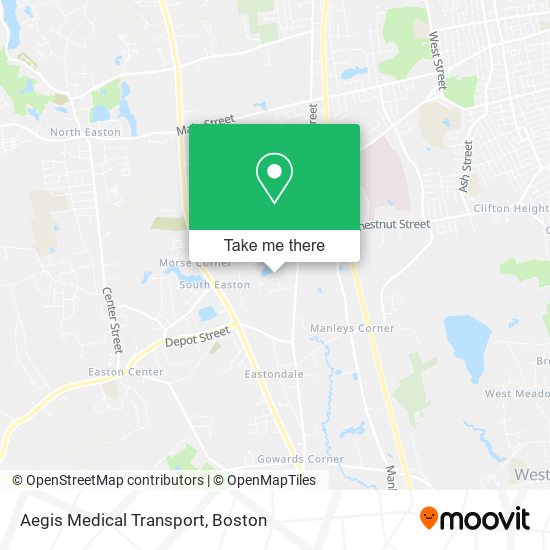 Aegis Medical Transport map