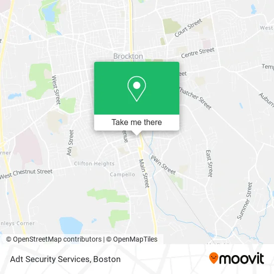 Adt Security Services map