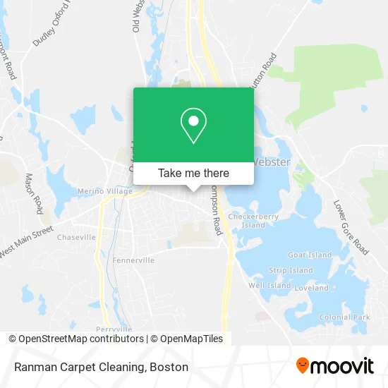 Ranman Carpet Cleaning map