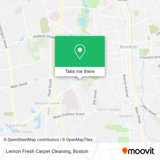 Lemon Fresh Carpet Cleaning map