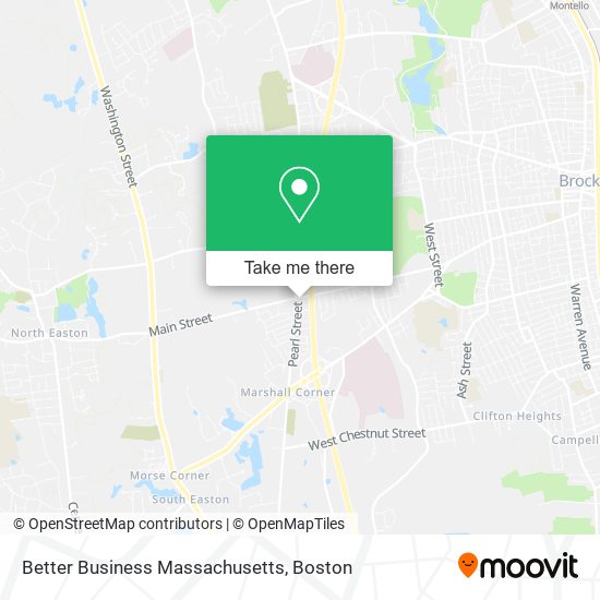 Mapa de Better Business Massachusetts