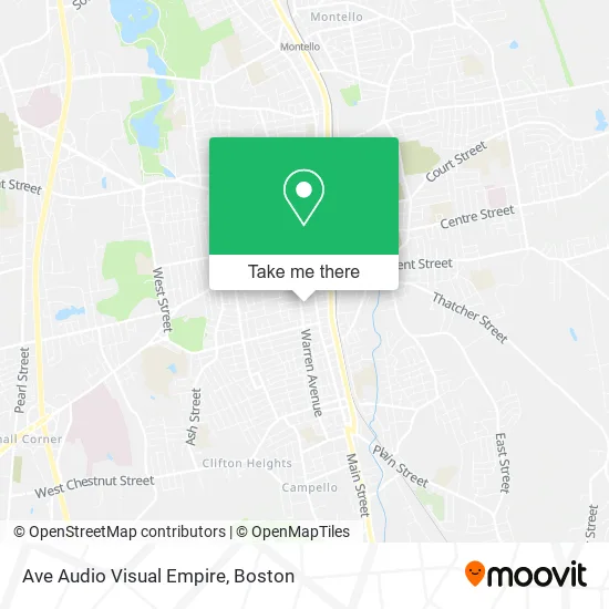 Ave Audio Visual Empire map